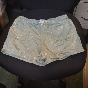 Wonder Nation Blue Floral Kids Shorts